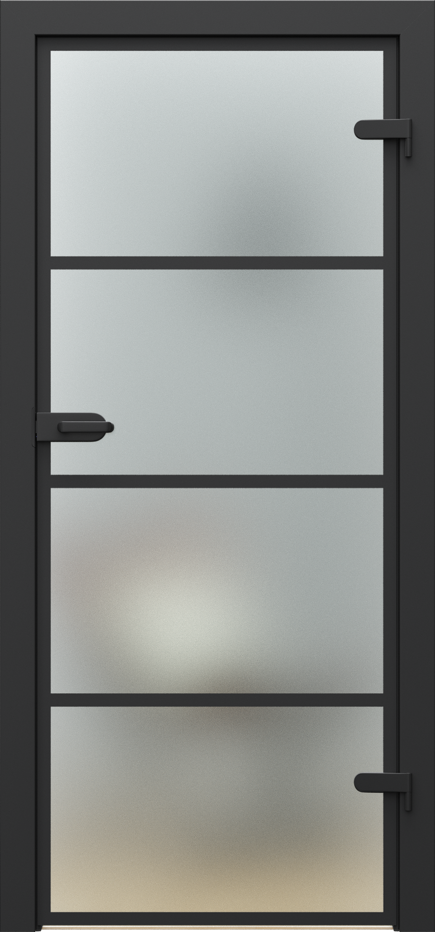 Matné sklo s malovanou mřížkou, vzor 2